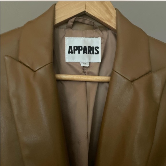Apparis Leather Blazer - Picture 3 of 3